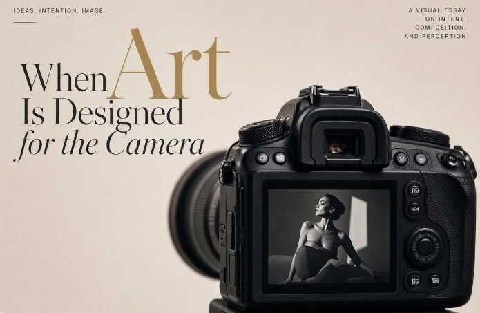 When Art Is Designed for the Camera